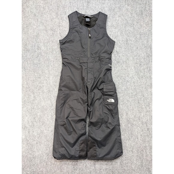 The North Face Toddler Snow Bibs 4T Winter Ski Pants Black One-Piece - Picture 1 of 11